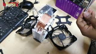 How to Install Cooler Master Masterair MA610P CPU cooler in AMD Processor  Insource IT [upl. by Shaikh]