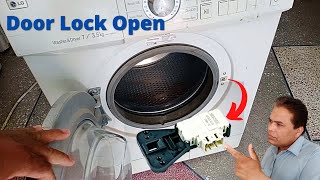 Front Load Washing Machine Door Lock Replacement Method shorts [upl. by Ahsinrad]