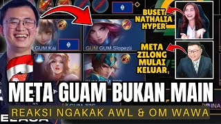 META ZILONG amp NATALIA HYPER REAKSI NGAKAK AWL amp OM WAWA GUAM GUNAKAN META ZILONG amp NATALIA HYPER [upl. by Coit999]