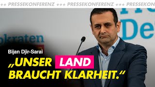 FDP Pressekonferenz mit Bijan DjirSarai [upl. by Ettevad]