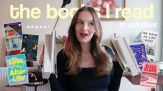 every book I read in october from WORST to BEST 🫣 october reading wrap up [upl. by Juxon]