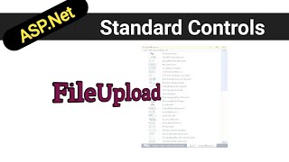 AspNet FileUpload control in hindi [upl. by Joacimah]