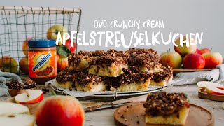 Rezept Ovo Crunchy Cream Apfelstreuselkuchen  neu ohne Palmöl [upl. by Eecak]