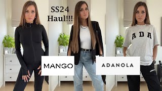 Incredible Mango amp Adanola Haul  Try On Haul [upl. by Novick]