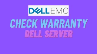 How To Check Warranty in Dell Server [upl. by Enilec]