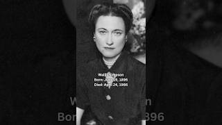 Wallis Simpson Was The Wife Of Former King Edward VIII🕊️wallis duke fy shorts history love [upl. by Lyall]