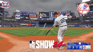 MLB The Show 24 New York YANKEES vs New York METS  Subway Series 1  Gameplay PS5 60fps HD [upl. by Haidej]