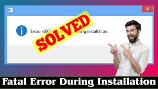 SOLVED Fatal Error During Installation Problem Issue [upl. by Korney]