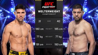 Vicente Luque vs Nick Diaz Full Fight  UFC Fight Night [upl. by Yrakcaz]