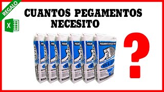 Calculo de cantidad de pegamento para cerámica y porcelanato [upl. by Calore]