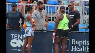 Fernandez and Townsend to Miami Open doubles semifinal [upl. by Stringer]