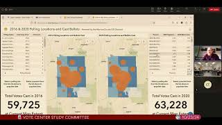 Monroe County Vote Center Study Committee October 23 2024 [upl. by Ingrid647]