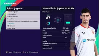 PES 2021 Sevilla Kike Salas [upl. by Roxine]