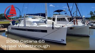 2009 Catana 65 Libeccio Vessel Walkthrough [upl. by Eilsew]