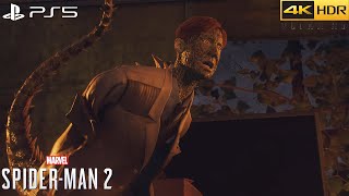 Dr Connors Becomes Lizard Scene  Marvels SpiderMan 2 PS5 4K60FPS GAMEPLAY [upl. by Neram98]