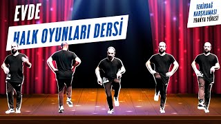 Evde Halk Oyunları Dersi  Tekirdağ Karşılaması Trakya Yöresi [upl. by Inaliak]