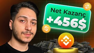 UYUYARAK 450 KAZANDIM Binance Otomatik Yatırım ile Para Kazanmak [upl. by Adnocahs180]