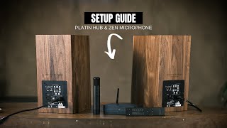 Buchardt Active Speakers  Setup guide for Platin Hub amp Zen microphone [upl. by Hartzke]