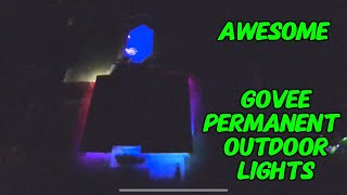 Govee Permanent Outdoor Lights Installed Amazing 200 Presets [upl. by Ynnig]