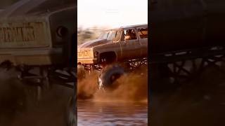 VertaBraeker Mega Truck is Too Fast to Get Stuck mudbog mudslinging horsepower shorts [upl. by Ettenom]