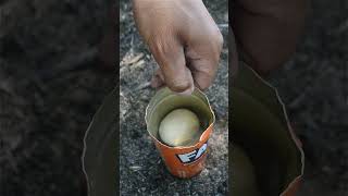 Bushcraft Survival Skills FANTA  Eggs bushcraft camping survival lifehacks outdoors shorts [upl. by Aleyak406]