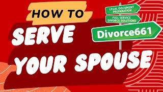 How To Serve Your Spouse  Serving Divorce Papers [upl. by Hooker535]