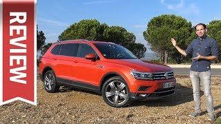 VW Tiguan Allspace Test Fahrbericht amp Test des Kofferraums 7Sitzer [upl. by Ignaz]