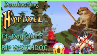 Dominating Hypixel with Dog Client  Hypixel Skywars [upl. by Shannon]