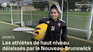 Des athlètes de haut niveau sousfinancés au NouveauBrunswick [upl. by Niala]