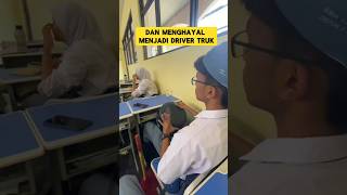 momen lucu ketika punya teman yang selalu menghayal jadi driver truck ‼️‼️ ngakak lucu driver [upl. by Charleen506]