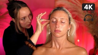 ASMR Scalp Reading amp Hair Pulling Massage ✨ with Skin Tracing amp Energy Correction [upl. by Anelagna]