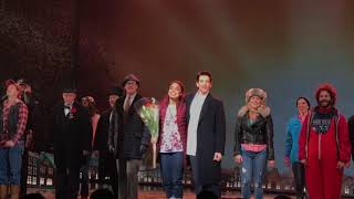 Groundhog Day Broadway  Final Curtain Call [upl. by Kcirddehs]