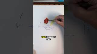 How to Sgraffito with Oil Pastels artmaterials oilpastels [upl. by Hamehseer]