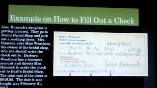 How to Fill Out a Check [upl. by Solorac]