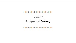 EGD Grade 10 Perspective Drawing page 126 Right [upl. by Ire449]