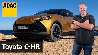 Radikales Design und sparsame Antriebe Toyota CHR Hybrid im Fahrbericht  ADAC [upl. by Aziza378]