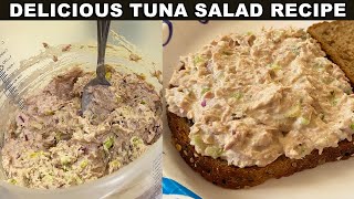 How To Make Tuna Salad  easy amp delicious tuna salad recipe [upl. by Annodas81]