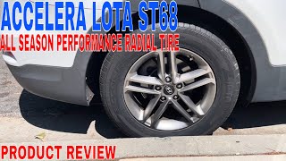 ✅ Accelera Iota ST68 AllSeason Performance Radial Tire22560R17 2256017 2256017 🔴 [upl. by Nohsar]