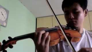 D Major Scale  3 Octaves ViolinMusicSchool [upl. by Uolymme255]