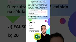 Questão sobre Excel 💻 informatica concurso dicas excel concurseiro questões question [upl. by Namas]