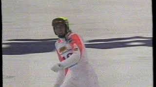 Andre Kiesewetter  196 m  Planica 1991  Unofficial World Record  full jump [upl. by Toblat]