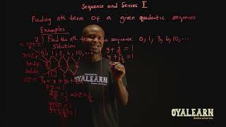 SS2  Sequence and series  Finding Nth term of a given quadratic sequence  2 [upl. by Serra]