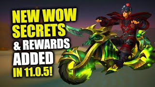 New WoW 20th Anniversary Secrets Event amp Rewards WoW The War Within  Patch 1105 [upl. by Hallam]