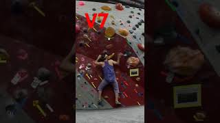 Technical V7 Footwork climbing bouldering [upl. by Elleira]