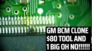 Cloning a GM BCM after a BIG software FATFINGER [upl. by Rodnas]