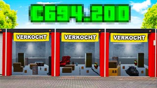 Ik Ging 1 UUR Garages KOPEN en VERDIENDE € [upl. by Tal]