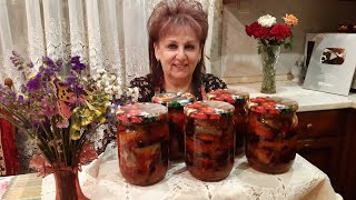 ОБАЛДЕННЫЕ МАРИНОВАННЫЕ БАКЛАЖАНЫ на ЗИМУ Самый вкусный маринад [upl. by Nivej]