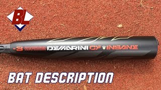 2019 DeMarini CF Insane 3 BBCOR Baseball Bat VideoReview [upl. by Linden]