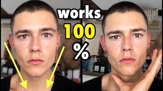 How to GET a SLIM and CHISELED FACE FAST No Face Fat No Bullshit Facial Exercises [upl. by Nocam102]