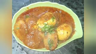 Hanser dimer curry  aanda curry egg Recipe  By Chete putae shaf [upl. by Bartholomeus2]